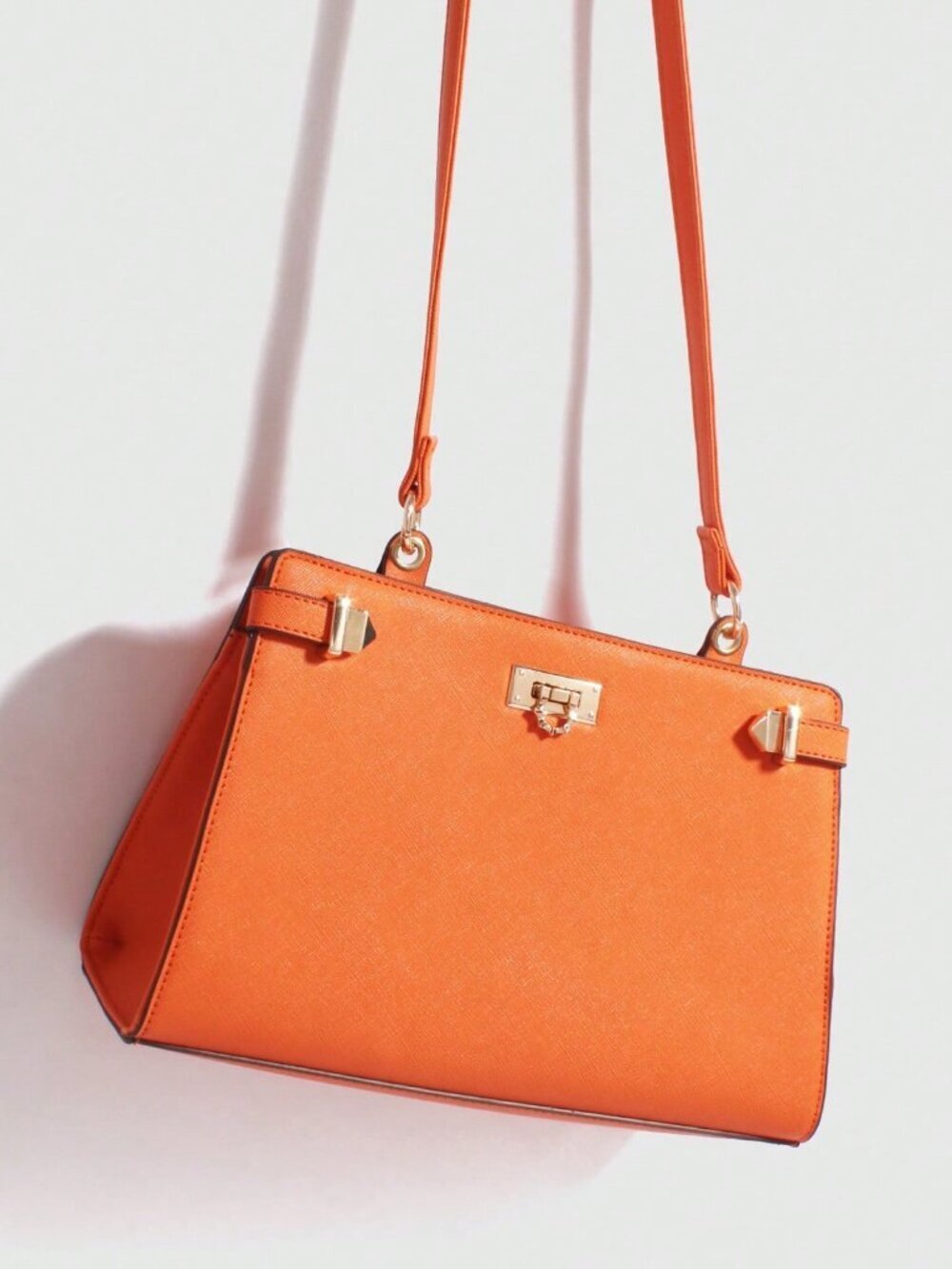 Orange Elegant Women's Purse - Picture 4 of 6